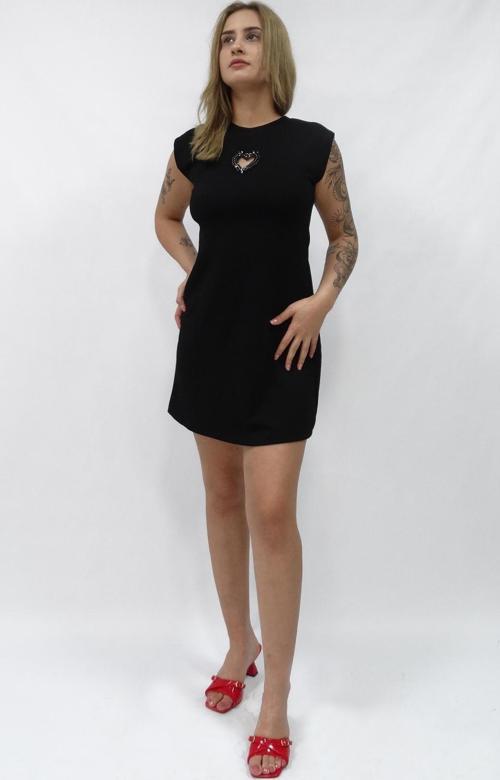 Kadın Kechi Önü Kalp Detaylı Elbise