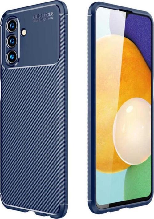 Galaxy A13 Kılıf Için Uyumlu Kılıf Kılıf Karbon Delüx Tpu Silikon Lacivert