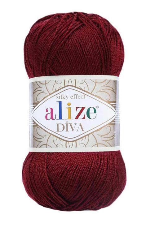 Diva 57 (Bordo) Amigurumi El Örgü Ipi 1 Adet