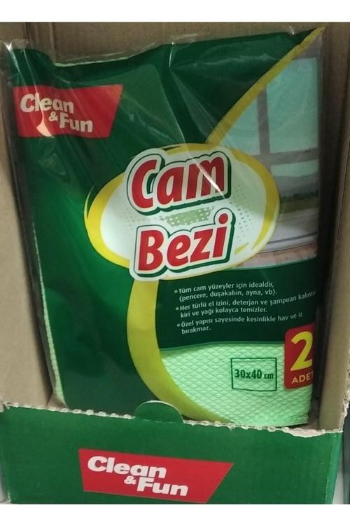 4 Adet Mikrofiber Clean Fun Cam Bezi