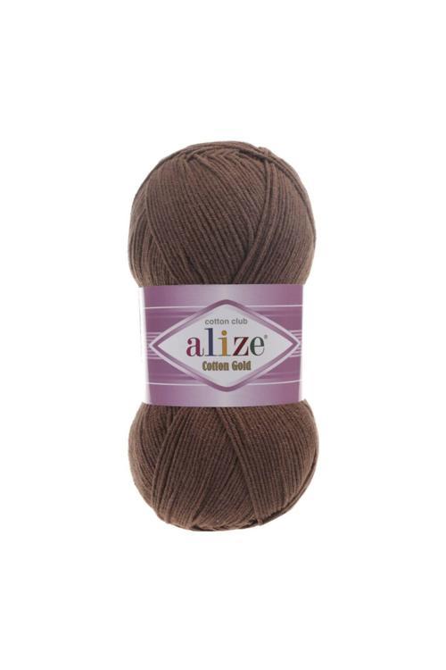 Cotton Gold Alize 5 Li Yumak Cotton Gold 493 Kahve ( 5 Adet Yumak )