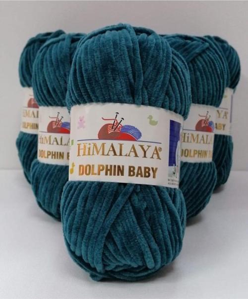 Dolphin Baby Kadife El Örgü Ipi 80348- 5 Adet