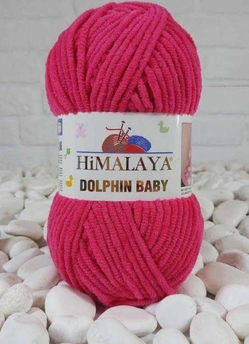 Hımalaya Dolphın Baby Kadife İp 80314 Fuşya 5 Adet