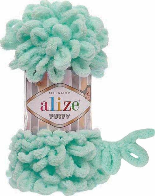 Puffy El Örgü Ipi Kodu 19 - Açık Mint