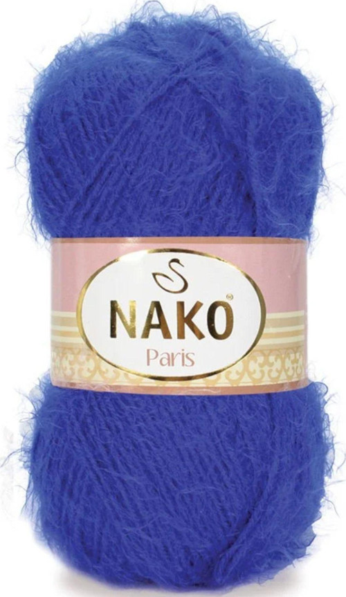 Paris El Örgü Ipi Ipliği Yünü Renk Kodu:10357-Saks Mavi