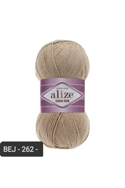 Cotton Gold Amigurumi Ipi 100 Gr El Örgü Ipi Renk Kodu-Bej-262- Punch Ipi Pamuk+Akrilik