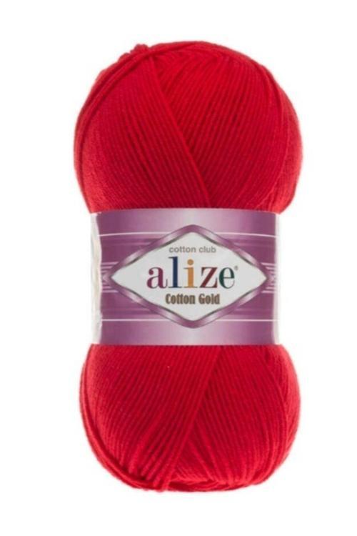 Cotton Gold El Örgü İpliği - 56 Kırmızı
