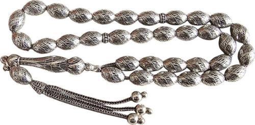 Altın İşçilikli Fizyon Gümüş Tesbih Lt1337