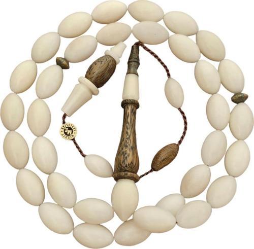 Ahşap Kutusunda Hediyeli Erbabacan Usta Pelesenk Ağacı Kombinli Narçıl Tesbih Lt1004