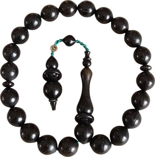 Erbabacan Usta Havşa Delim Maskot Abanoz Ağacı Tesbih Lt1325