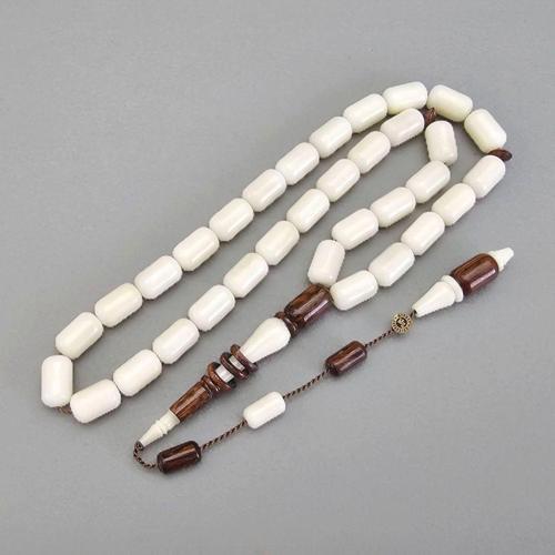 Erbabacan Usta Yılan Ağacı Kombinli Halkalı İmameli Narçıl Tesbih Lt1388