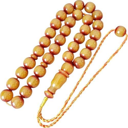 Osmanlı Benzetme Sıkma Kehribar Tesbih Lt1219
