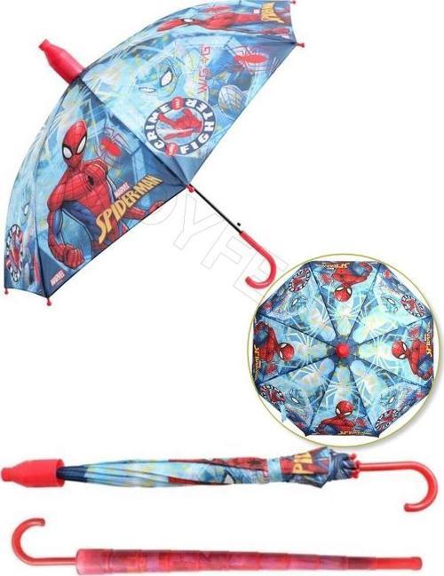 Spiderman Crime Fighter PVC Koruma Kılıflı Çocuk Şemsiyesi - 3 - 12 Yaş Arası Çap : 85 cm