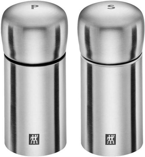 Tuz-Karabiber Değirmen Seti, Paslanmaz Çelik, Gümüş Rengi, 100 Ml