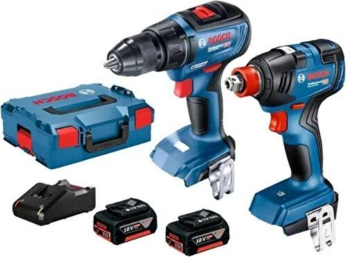 Gsr 18V-50 Akülü Vidalama Gdx 18V-200 Akülü Somun Sıkma 2X 5.0Ah Akü