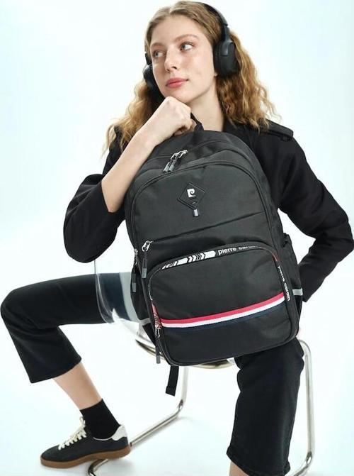 Siyah Unisex Sırt Çantası 07PCT18001-L