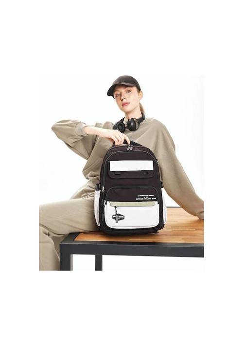 Siyah Unisex Sırt Çantası 07PCT185-S