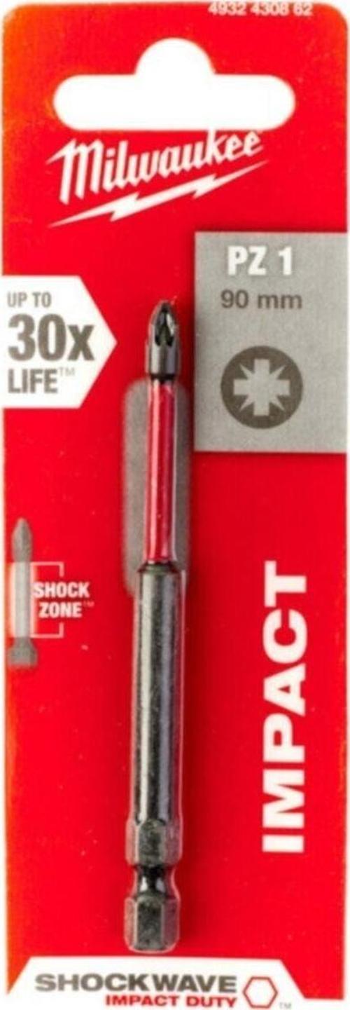 Bits Uç Pz1 90 Mm 1'Li Paket Shockwave Impact