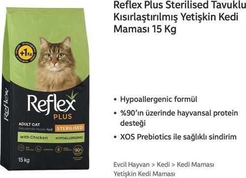 Kısırlaştırılmış 15+1 kg kedi maması