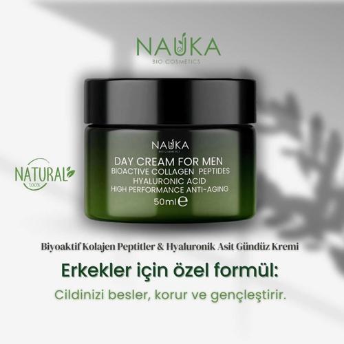 BIOACTIVE COLLAGEN PEPTIDES & HYALURONIC ACID DAY CREAM FOR MEN
