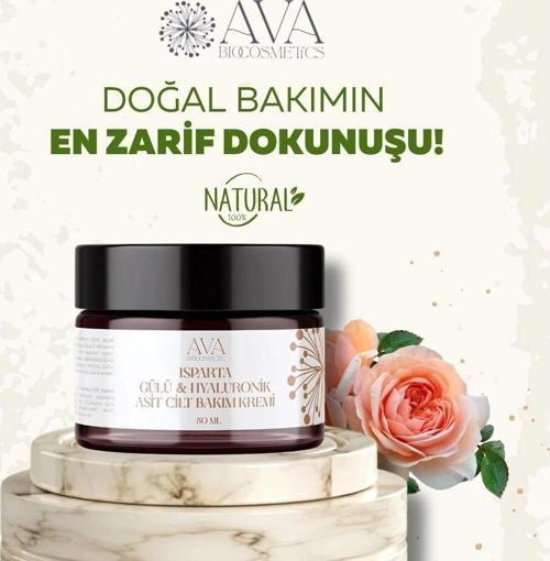 AvA Isparta Gülü & Hyaluronik Asit Cilt Bakım Kremi