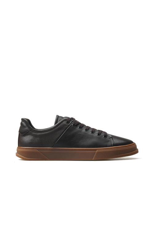Erkek Hakiki Deri Sneaker Günlük Ayakkabı 25y H1014 M Kahve