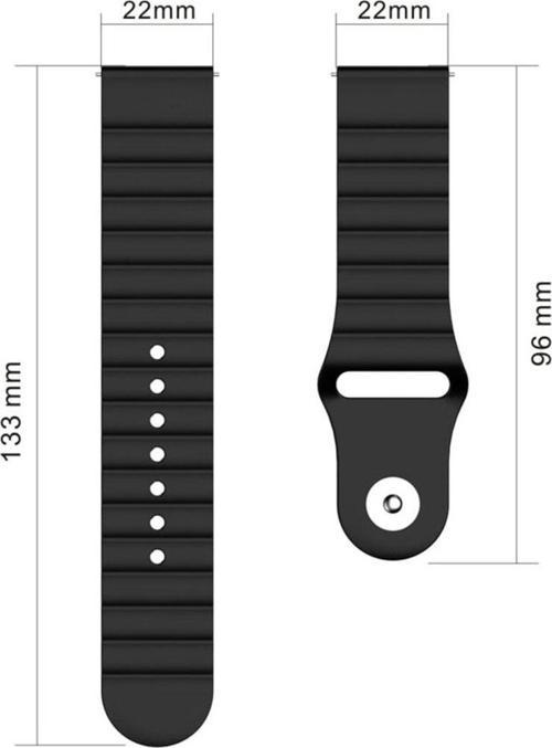 Amazfit Gtr Ile Uyumlu Dalgalı Quintessential Kabartmalı Quintessential Kordon Sarı