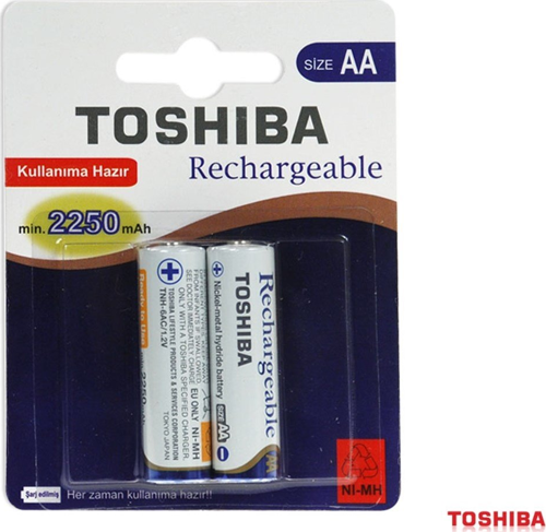 TOSHIBA KALEM PİL (2250 mAH şarjlı)