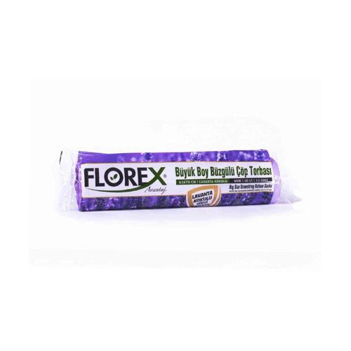 25 ADET FLOREX-503 AVANTAJ LAVANTA KOKULU BÜZGÜLÜ BÜYÜK 10PCS 65X70CM ÇÖP TORBA (2818)
