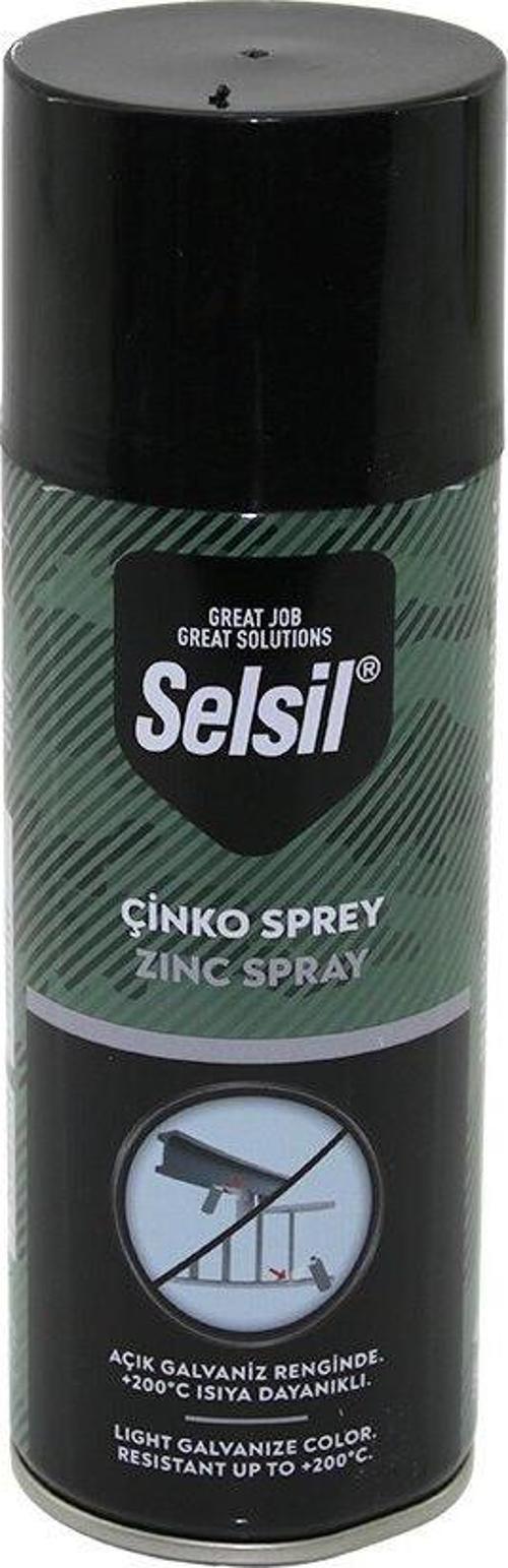 SELSİL TAB-442 ÇİNKO=AÇIK GALVANİZ RENK SPREY BOYA 400ML (2818)