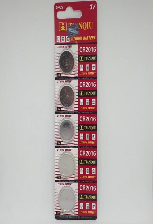 Cr2016 3v Lithium Pil - 5 ADET