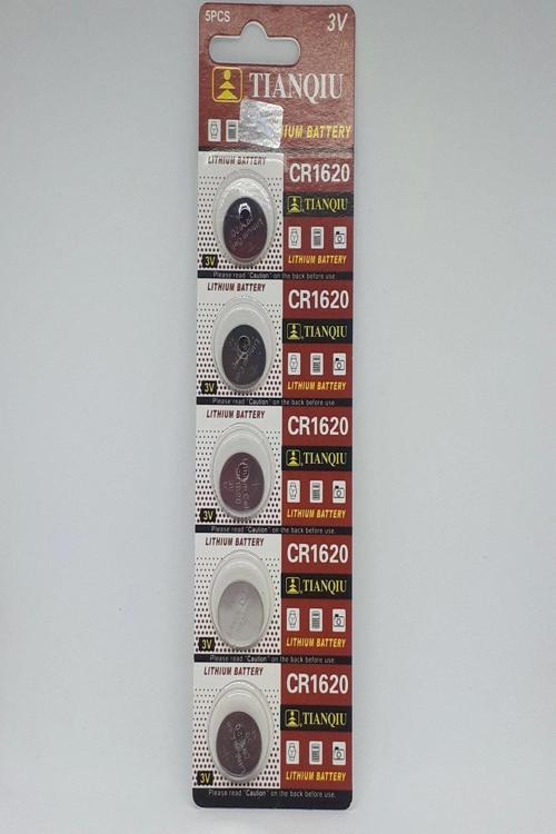 Cr1620 3v Lithium Pil - 5 ADET