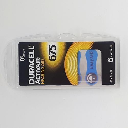 675 Numara İşitme Cihaz Pili Kulaklık Pili 6'lı