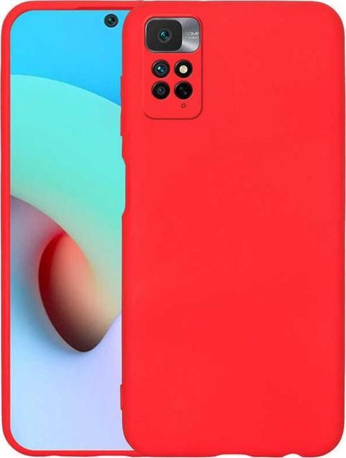Xiaomi Redmi Note 11 Ile Uyumlu Kılıf Mara Silky Termoplastik Kılıf Kırmızı