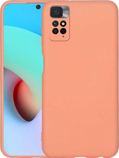 Xiaomi Redmi Note 11 Ile Uyumlu Kılıf Mara Silky Termoplastik Kılıf Turuncu