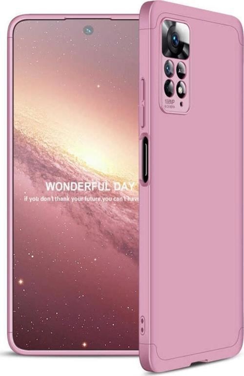 Xiaomi Redmi Note 11 Pro 5g Ile Uyumlu Kılıf Soft Hard Koruma Ays Rosegold