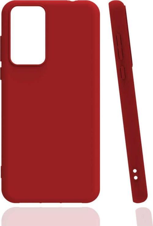 Xiaomi Mi 12t Ile Uyumlu Kılıf Soft Pürüzsüz Bye Silikon Kırmızı