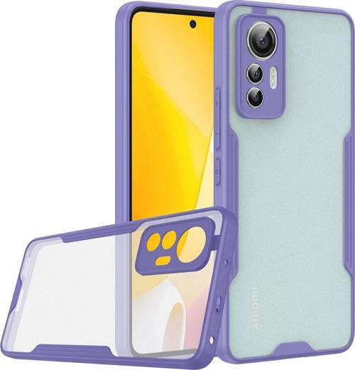 Xiaomi Redmi Note 11e Ile Uyumlu Kılıf Pastel Renkli Kenar Perfe Tpu Silikon Kılıf Mor