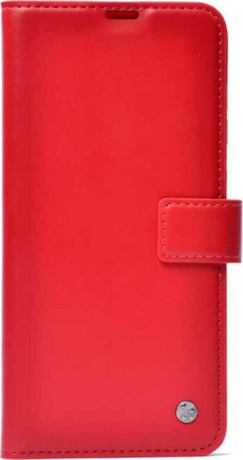 Galaxy A02s Standlı Para Gözlü Delux Cüzdan Kırmızı