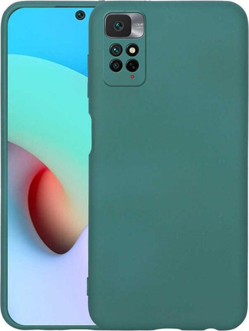 Xiaomi Redmi Note 11s Ile Uyumlu Kılıf Mara Silky Termoplastik Kılıf Koyu Yeşil