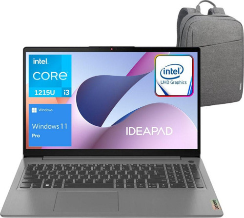 Ip 3 15Iau7Wz3 Intel Core İ3 1215U 16Gb 512Gb Ssd 15.6" Fhd Win11 Pro Laptop - Lenovo Çanta