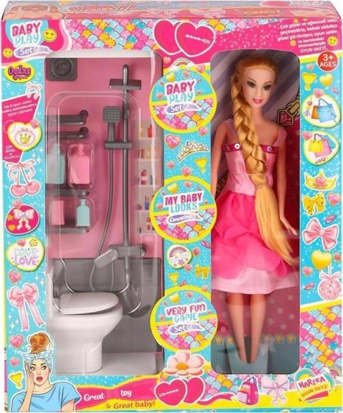 Nessiworld OYD-02387 Bebek ve Banyo Oyun Seti -Oydaş Oyuncak