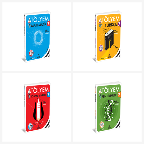 Arı 7. Sınıf Akıllı Atölyem Tüm Dersler Seti 4 Kitap Arı Yayınları