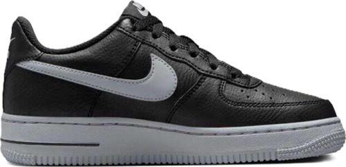 Air Force 1 AF1 Leather Unisex Black Sneaker Hakiki Deri Günlük Spor Ayakkabı Siyah