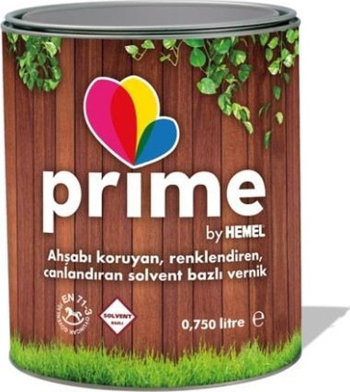 Prime Solvent Bazlı Vernik 0.75lt-Çam