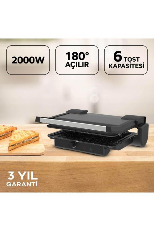 Arte Plus K469 Tost Makinesi-Sıyah