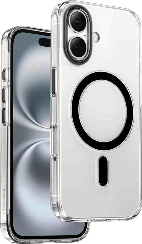 iPhone 16 Uyumlu Aurora Şeffaf Manyetik Şarj Uyumlu Kılıf