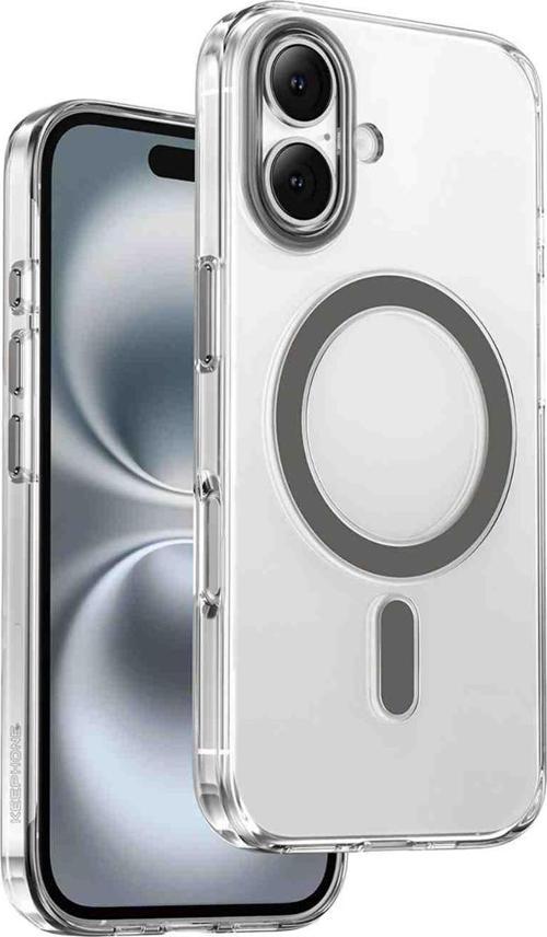 iPhone 16 Uyumlu Aurora Şeffaf Manyetik Şarj Uyumlu Kılıf