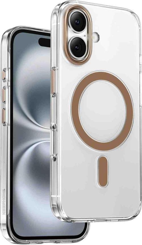 iPhone 16 Uyumlu Aurora Şeffaf Manyetik Şarj Uyumlu Kılıf