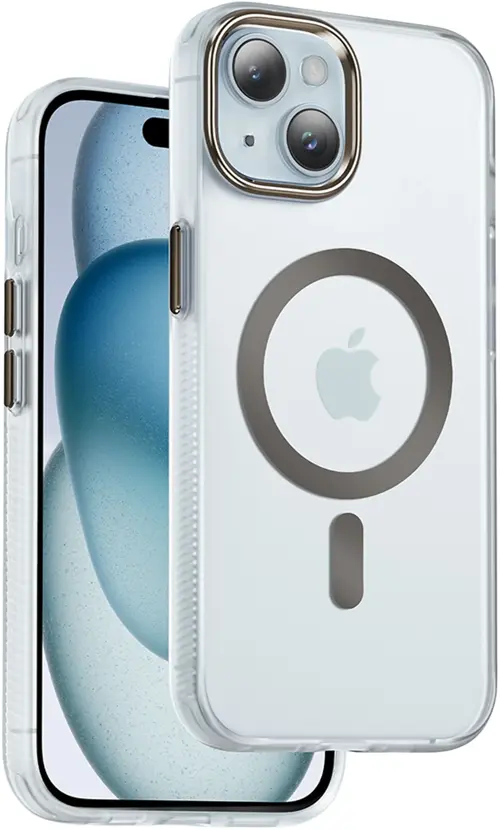 iPhone 15 Uyumlu Dazzle Pro Manyetik Şarjlı Kılıf